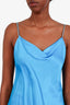 Cinq a Sept Blue Silk Crystal Embellished Camisole Top Size S
