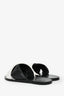 Rag & Bone Black/White 'Keaton' Leather Sandals Size 39