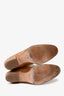 Miu Miu Gold Leather Cowboy Boots Size 35