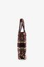 Christian Dior 2019 Burgundy Oblique Mini Book Tote