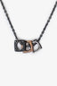 Louis Vuitton Three-Tone Monogram Bold Pendant Necklace
