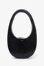 Coperni Black Patent Leather Swipe Top Handle Bag