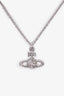 Vivienne Westwood Silver Toned Bas Relief Necklace