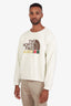 Gucci x North Face Cream Cotton Graphic Crewneck Sweater Size L Men's