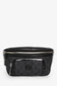 Gucci Black Leather Coated Canvas GG Supreme Belt Bag