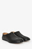 Maison Margiela Black Leather Tabi Flats Size 38