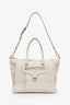 Louis Vuitton 2012 White Monogram Empreinte Leather Lumineuse PM Bag with Strap