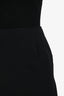 Balenciaga Vintage Black Silk Knee-Length Skirt Size 38 with Tags