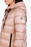 Doudoune Serinde matelassée rose Moncler, taille 1