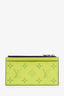 Louis Vuitton Neon Yellow Taigarama Coin Card Holder