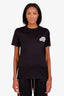 Moncler Black Cotton Logo T-Shirt Size S