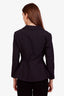 Christian Dior Black Wool 30 Montaigne Bar Single Breasted Jacket Size 4