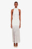 Camela Coehlo White 'Reese' Fringe Maxi Dress Size XXS