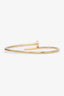 Cartier 18K Yellow Small Model Juste un Clou Bracelet Size 17