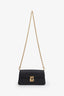 Louis Vuitton Black Monogram Empreinte Leather Wallet On Chain