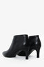 Hermès Black Leather Pointed Ankle Boots Size 35.5