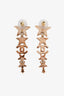 Pre-loved Chanel™ Crystal CC Star Long Drop Earrings