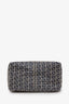 Fendi Navy/Beige FF Zucca Canvas Square Baguette Flap Shoulder Bag