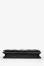 Christian Dior Black Grained Leather Cannage Caro Belt Pouch