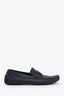 Louis Vuitton Black Grained Leather Loafer Size 42 Mens