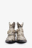 Zimmermann Python Embossed Western Ankle Boots Size 40