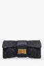Pre-loved Chanel™ 2011 Black Quilted Leather Reissue Flap Clutch