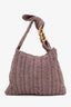 J.W. Anderson Purple Knit Hobo Bag