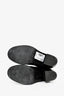 Pre-Loved Chanel™ Black Leather Block Heel Ankle Boots Size 37.5