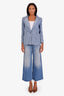 Gucci Light Blue Horsebit Wide Leg Jeans Size 26