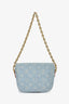 Louis Vuitton Blue Denim and Leather Mini Bum Bag with Strap & Chain