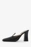 Bottega Veneta Black Calfskin Step San Marco Mules Size 40