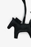 Hermès 2022 Black So Black Leather Rodeo PM Bag Charm
