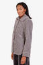 Samsøe Samsøe Grey Sharkskin Aylina Jacket Size XS