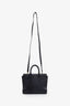 Saint Laurent Black Smooth Leather Nano Sac De Jour Top Handle with Strap