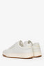 Saint Laurent White Leather Sneakers Size 41 Men's