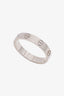 Cartier 18K White Gold Small Love Ring Size 52
