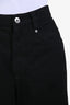 Brunello Cucinelli Black Denim Wide Leg Jeans Size 2 US