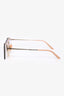 Gucci Pink GG0363S Flip Up Rectangular Sunglasses