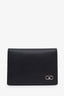 Salvatore Ferragamo Black Leather Card Holder