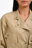 Isabel Marant Beige Belted Cargo Jumpsuit Size 38