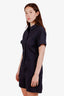 Theory Navy Cotton Short Sleeve Romper Size 10