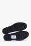 Pre-loved Chanel™ Black Leather Interlocking CC Logo Loafers Size 38C