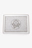 Hermès Grey Porcelain Mosaique au 24 Platinum Tray Small Model