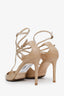 Jimmy Choo Beige Patent Leather Cutout Accent D'Orsay Pumps Heels Size 39