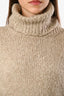 Isabel Etoile Marant Beige Alpaca Blend Turtleneck Sweater Size 34