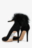 Jimmy Choo Black Suede Rosa Pumps Size 37