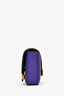 Fendi Purple Leather Nano Baguette Charm