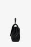 Saint Laurent Black Chevron Large College Bag