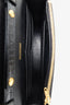 Balenciaga Black Crocodile-Embossed Leather Hourglass Bag With Strap