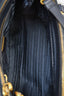 Prada Navy Saffiano Double Zip Medium Galleria Tote with Strap